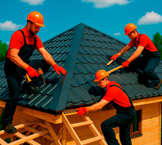 Преимущества 4-скатной кровли